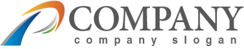 画像5: P・曲線・波・上昇・アルファベット・ロゴ・マークデザイン2585 (5)