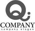 画像4: Q・曲線・輪・シンプル・アルファベット・ロゴ・マークデザイン2586 (4)