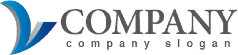 画像5: V・曲線・シンプル・上昇・アルファベット・グラデーション・ロゴ・マークデザイン2597 (5)