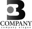 画像4: B・点・シンプル・アルファベット・グラデーション・ロゴ・マークデザイン2603 (4)