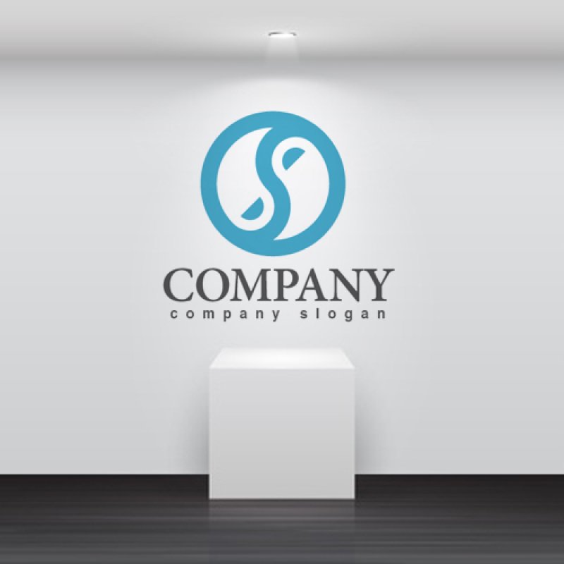 画像2: S・輪・つながり・曲線・アルファベット・ロゴ・マークデザイン2614 (2)