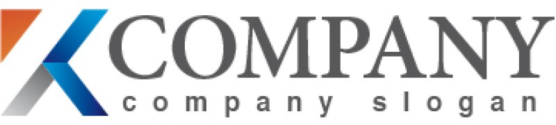 画像5: K・三角・上昇・グラデーション・アルファベット・ロゴ・マークデザイン2629 (5)