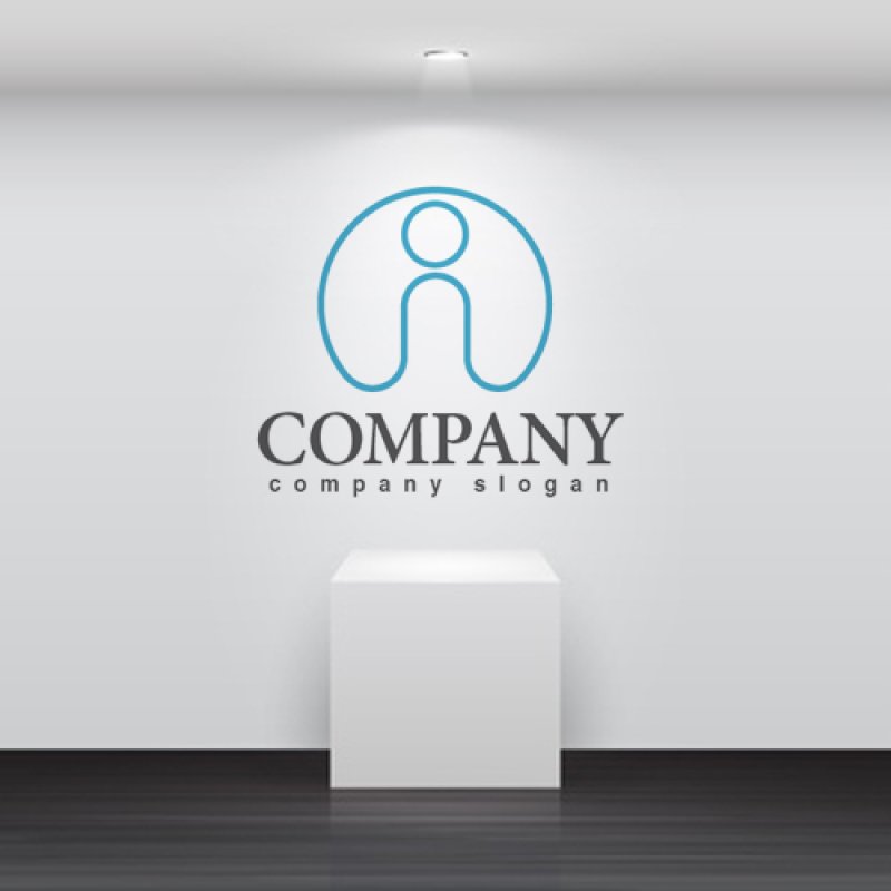 画像2: i・輪・線・人・アルファベット・ロゴ・マークデザイン2654 (2)