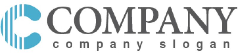 画像5: C・縞・シンプル・線・アルファベット・ロゴ・マークデザイン2661 (5)