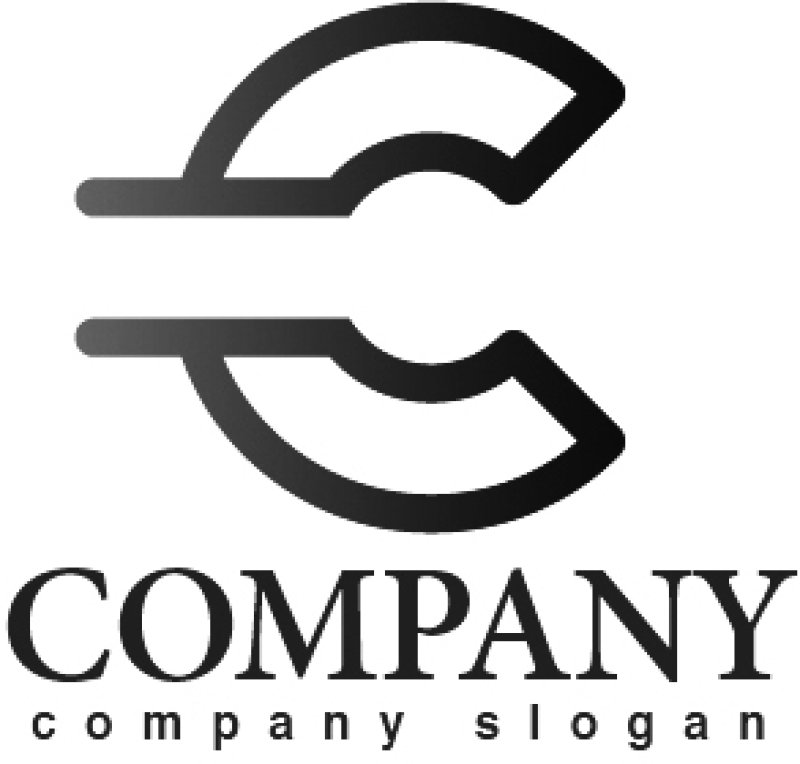 画像4: C・前進・線・スパナ・アルファベット・グラデーション・ロゴ・マークデザイン2662 (4)