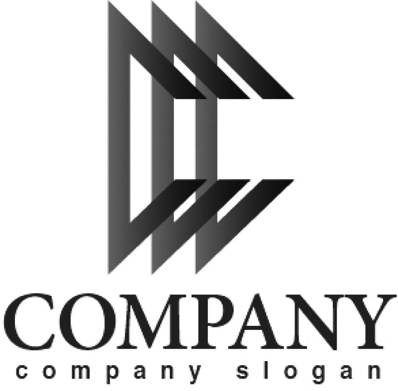 画像4: C・線・連続・アルファベット・グラデーション・ロゴ・マークデザイン2665 (4)