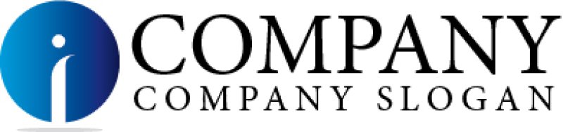 画像5: i・人・曲線・シンプル・アルファベット・グラデーション・ロゴ・マークデザイン2687 (5)