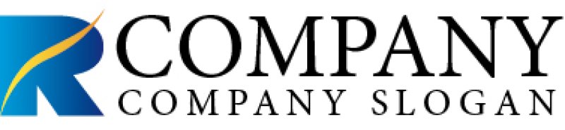 画像5: R・上昇・曲線・アルファベット・グラデーション・ロゴ・マークデザイン2697 (5)