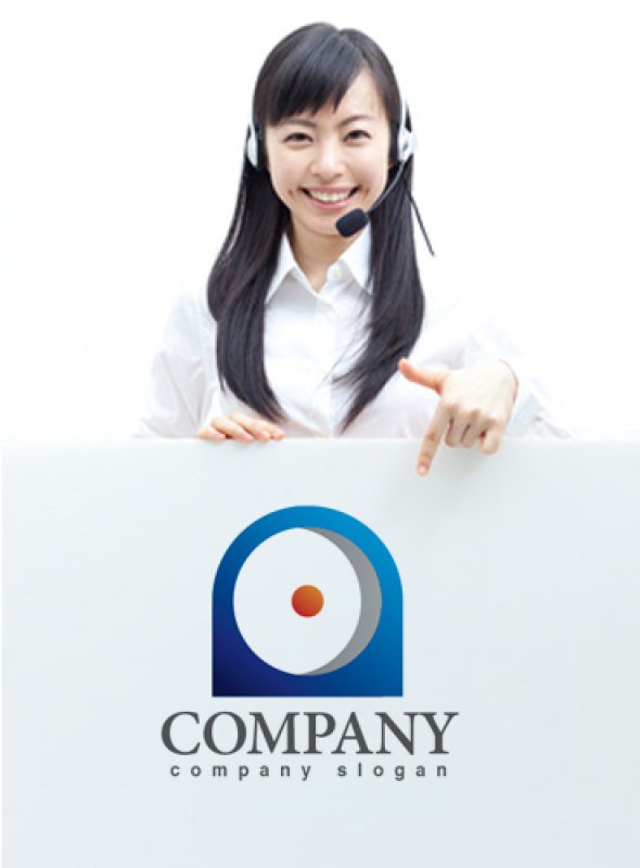 画像3: A・輪・時計・アルファベット・グラデーション・ロゴ・マークデザイン2704 (3)