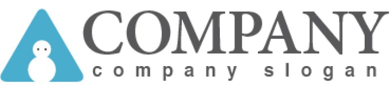 画像5: A・雪だるま・三角・山・アルファベット・ロゴ・マークデザイン2714 (5)