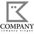 画像4: K・線・シンプル・家・顔・アルファベット・ロゴ・マークデザイン2725