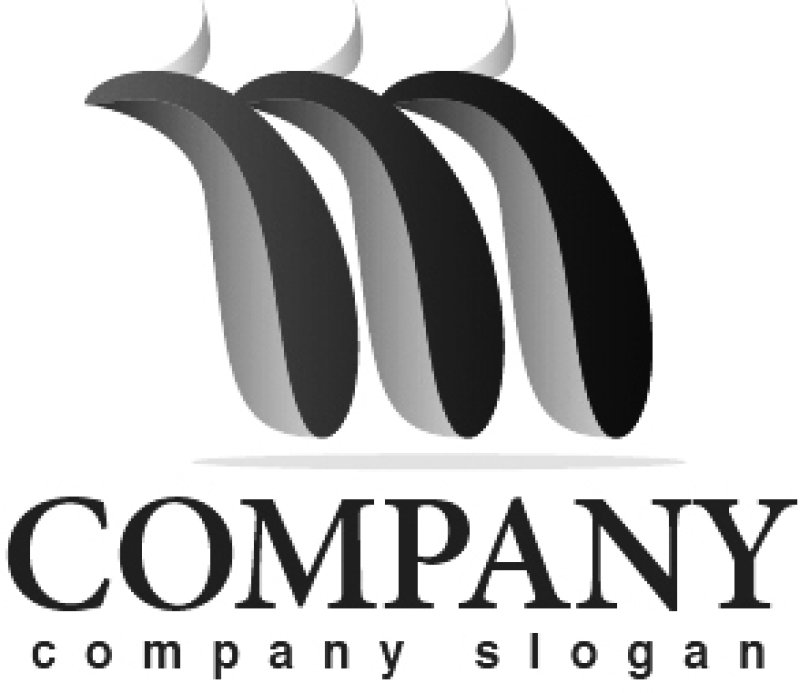 画像4: M・ペンギン・曲線・アルファベット・グラデーション・ロゴ・マークデザイン2737 (4)