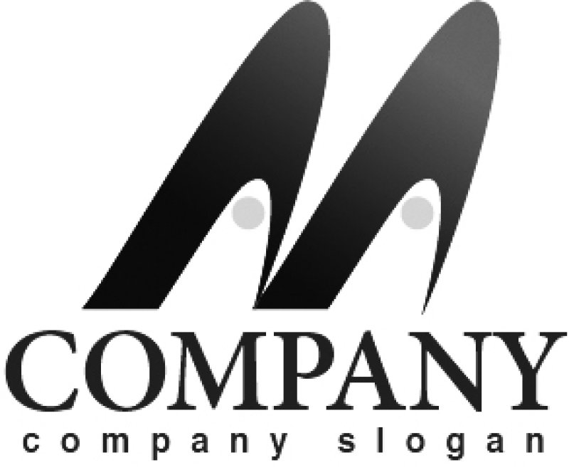 画像4: M・曲線・アルファベット・グラデーション・ロゴ・マークデザイン2738 (4)