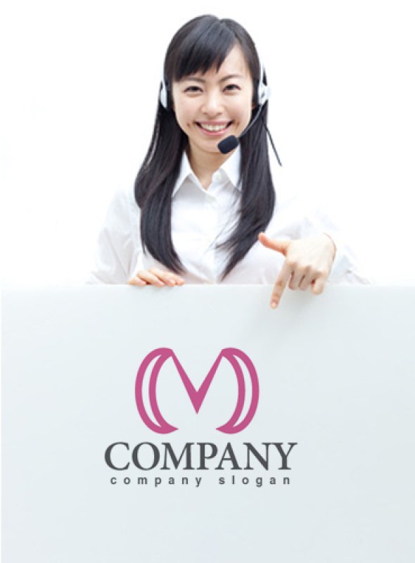 画像3: M・線・釜・アルファベット・ロゴ・マークデザイン2741 (3)