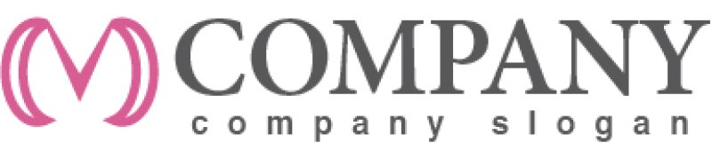 画像5: M・線・釜・アルファベット・ロゴ・マークデザイン2741 (5)