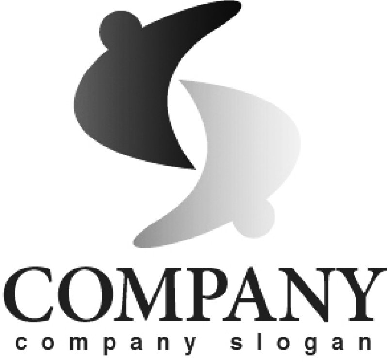 画像4: S・曲線・人・対照・グラデーション・アルファベット・ロゴ・マークデザイン2745 (4)