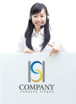 画像3: S・曲線・壁・グラデーション・アルファベット・ロゴ・マークデザイン2746 (3)