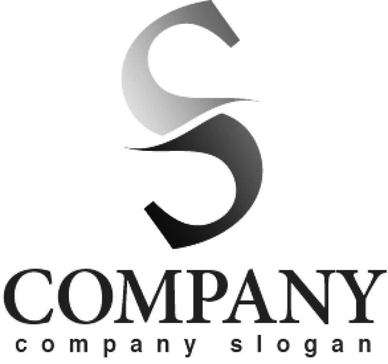 画像4: S・曲線・対照・アルファベット・グラデーション・ロゴ・マークデザイン2748 (4)