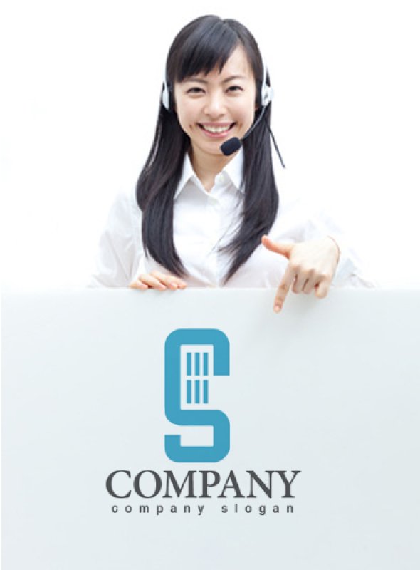 画像3: S・ビル・窓・線・アルファベット・ロゴ・マークデザイン2751 (3)