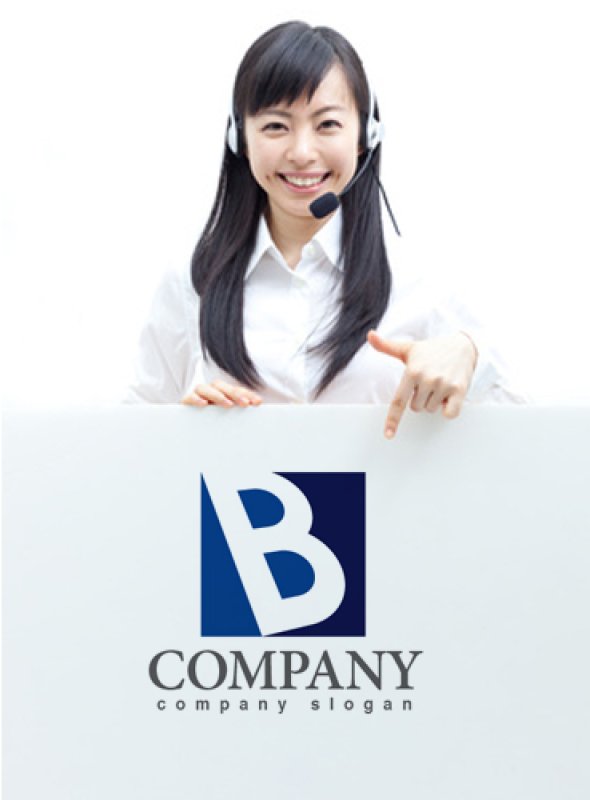 画像3: B・四角・シンプル・アルファベット・ロゴ・マークデザイン2770 (3)