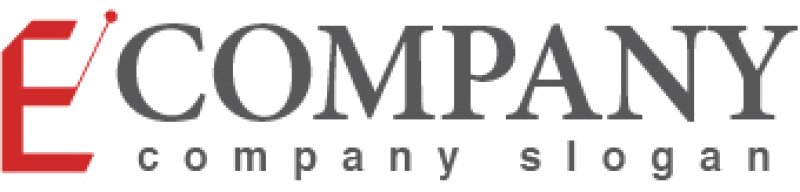 画像5: E ・指揮・魔法の杖・アルファベット・ロゴ・マークデザイン2780 (5)