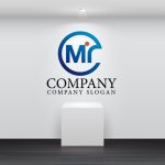 画像2: m・r・輪・i・アルファベット・グラデーション・ロゴ・マークデザイン2790 (2)