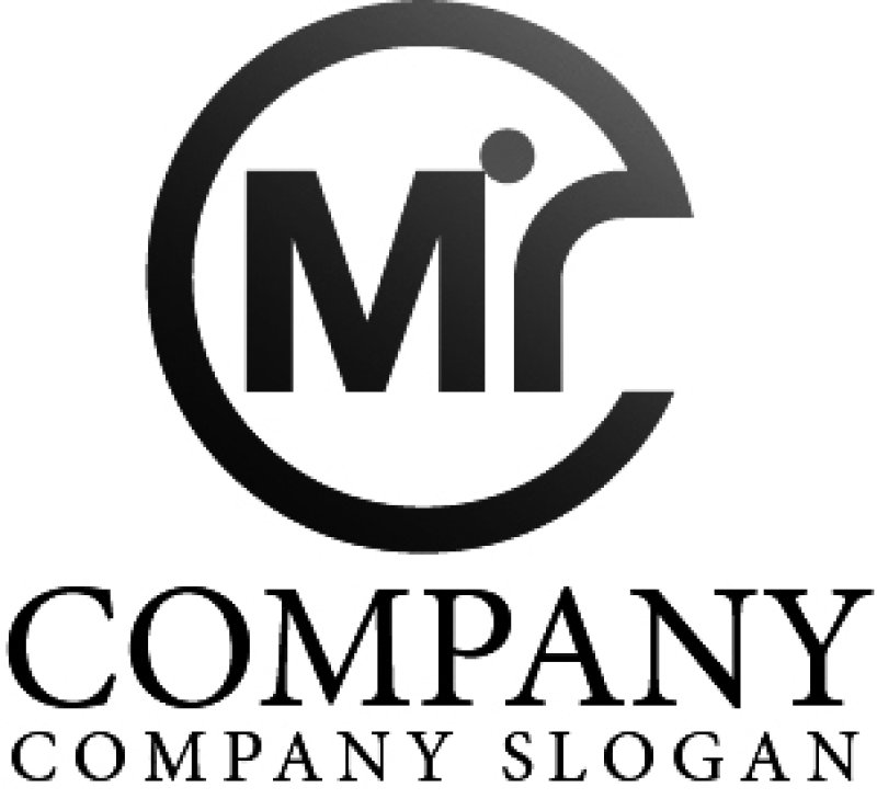 画像4: m・r・輪・i・アルファベット・グラデーション・ロゴ・マークデザイン2790 (4)