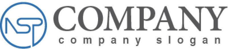 画像5: N・線・S・P・アルファベット・ロゴ・マークデザイン2795 (5)