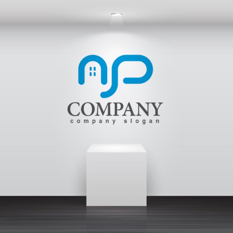 画像2: N・ビル・P・線・アルファベット・ロゴ・マークデザイン2796 (2)