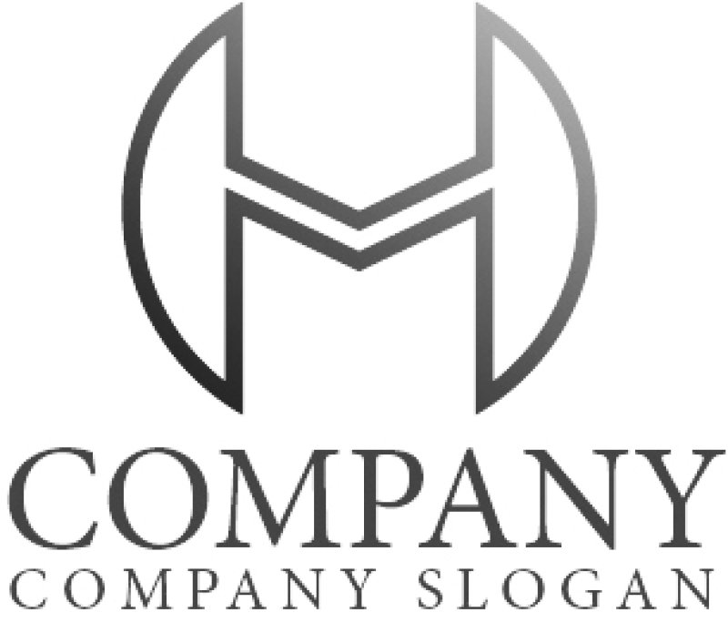 画像4: H・輪・線・アルファベット・グラデーション・ロゴ・マークデザイン2806 (4)