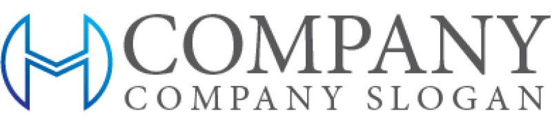 画像5: H・輪・線・アルファベット・グラデーション・ロゴ・マークデザイン2806 (5)