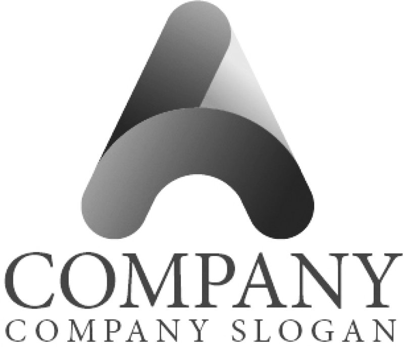 画像4: A・h・アルファベット・グラデーション・ロゴ・マークデザイン2811 (4)