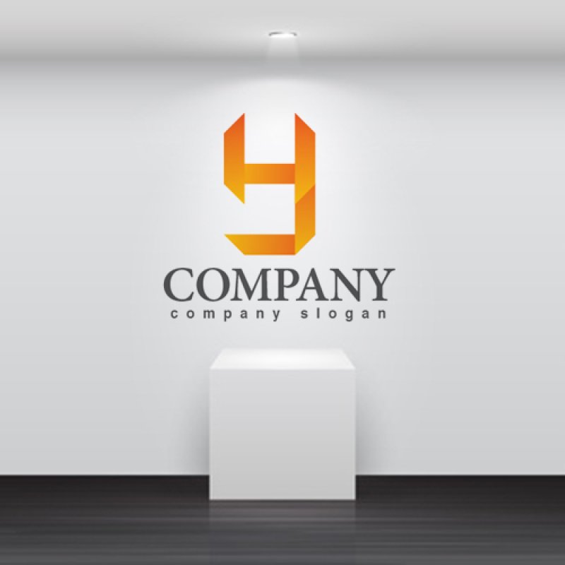 画像2: Y・帯・H・グラデーション・アルファベット・ロゴ・マークデザイン2818 (2)