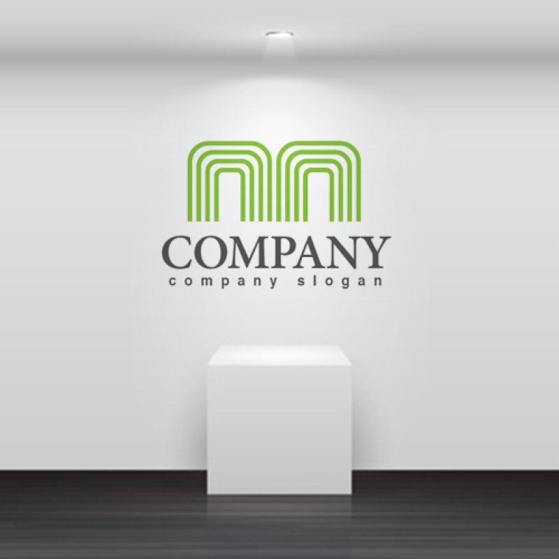 画像2: m・線・門・入り口・アルファベット・ロゴ・マークデザイン2821 (2)