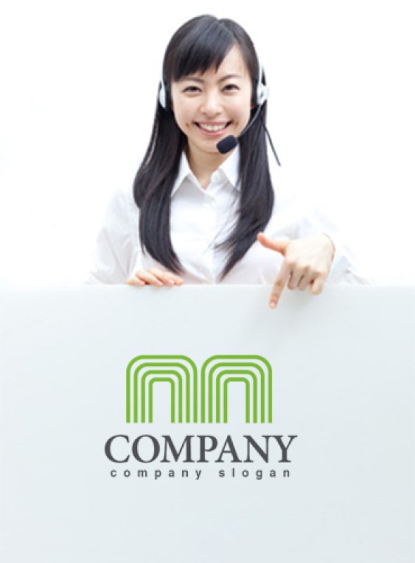 画像3: m・線・門・入り口・アルファベット・ロゴ・マークデザイン2821 (3)