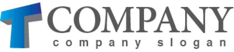 画像5: T・3D・アルファベット・グラデーション・ロゴ・マークデザイン2837 (5)