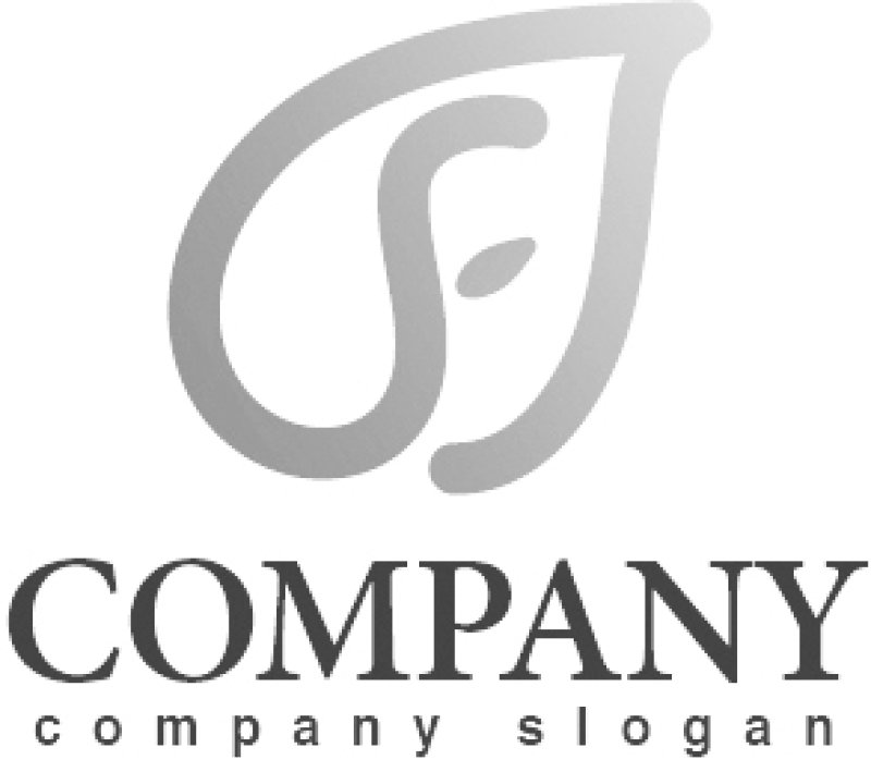 画像4: F・線・葉・グラデーション・アルファベット・ロゴ・マークデザイン2839 (4)