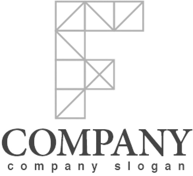 画像4: F・格子・線・アルファベット・ロゴ・マークデザイン2847 (4)