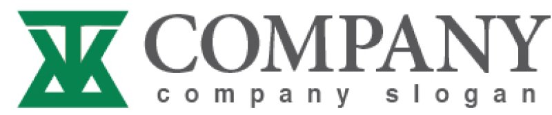 画像5: T・V・アルファベット・ロゴ・マークデザイン2863 (5)