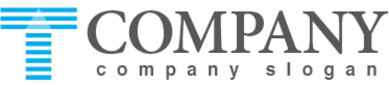 画像5: T・鉛筆・縞・ドリル・アルファベット・ロゴ・マークデザイン2867 (5)