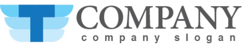 画像5: T・羽・翼・アルファベット・ロゴ・マークデザイン2868 (5)