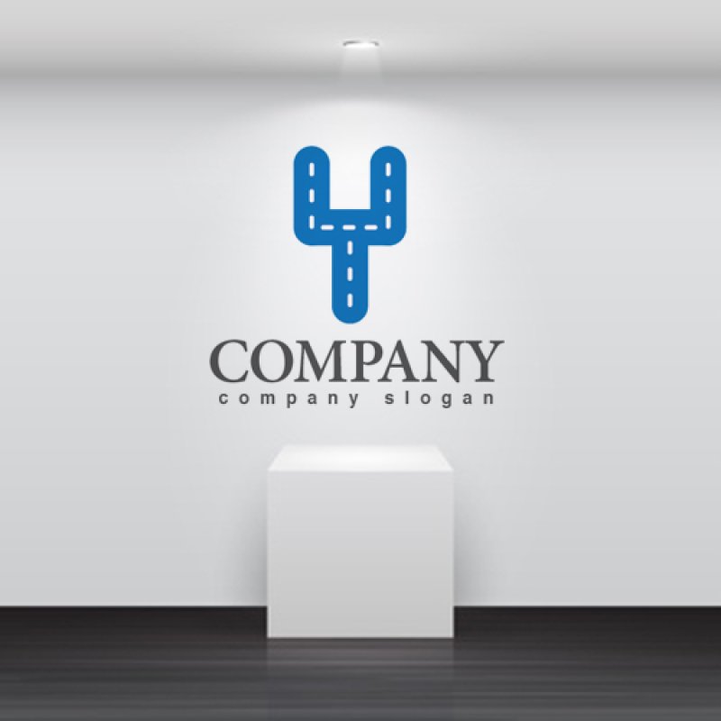 画像2: Y・道路・点線・アルファベット・ロゴ・マークデザイン2873 (2)