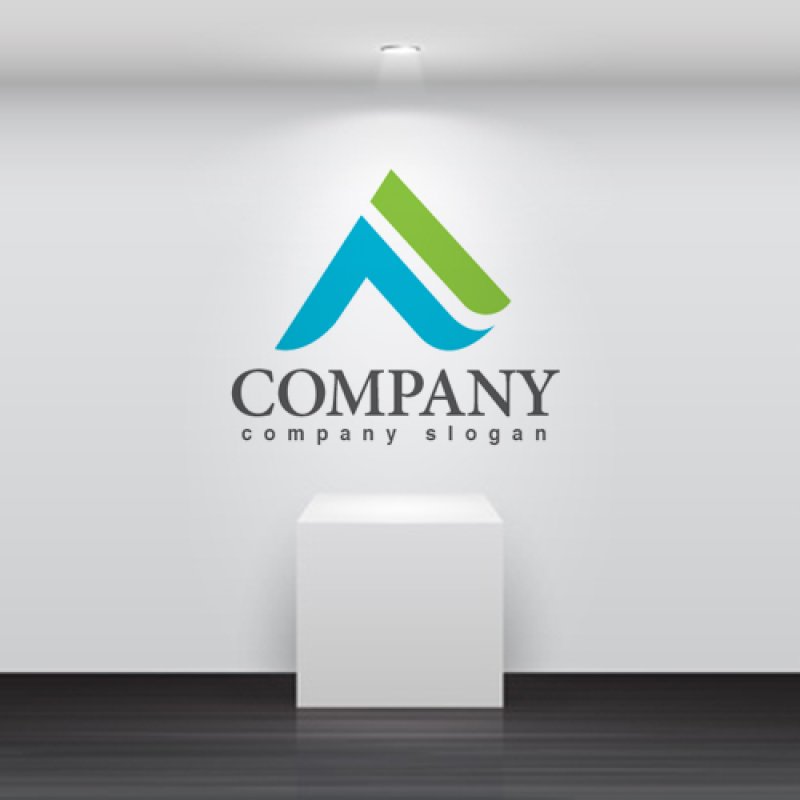 画像2: A・山・シンプル・アルファベット・ロゴ・マークデザイン2889 (2)