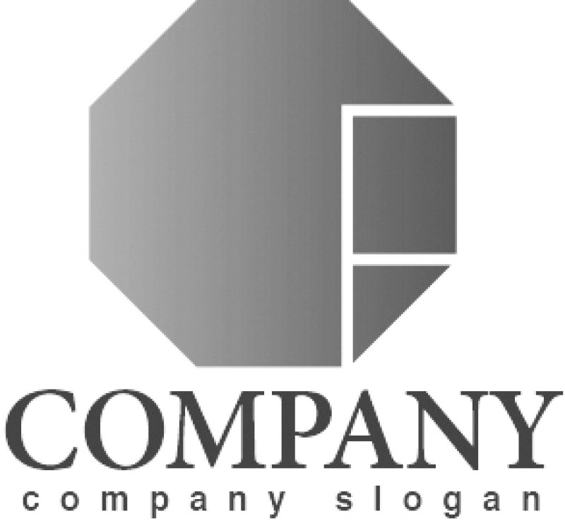 画像4: F・八角形・線・アルファベット・グラデーション・ロゴ・マークデザイン2911 (4)