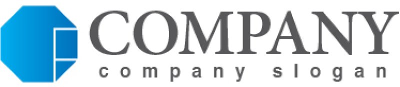 画像5: F・八角形・線・アルファベット・グラデーション・ロゴ・マークデザイン2911 (5)