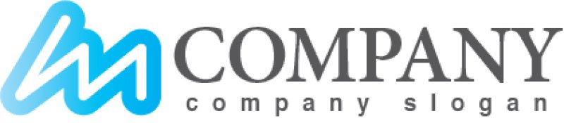 画像5: M・線・ジグザグ・アルファベット・ロゴ・マークデザイン2923 (5)