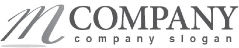 画像5: M・シンプル・グラデーション・アルファベット・ロゴ・マークデザイン2926 (5)