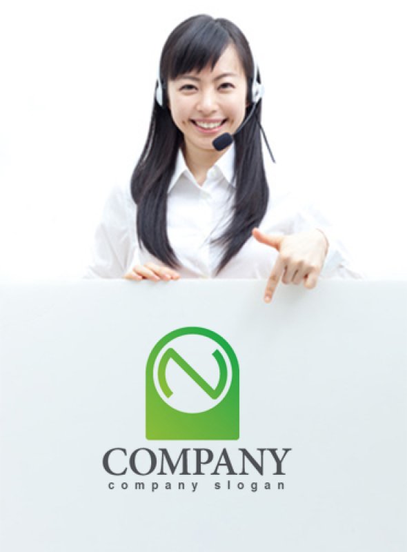 画像3: N・筒・回転・グラデーション・アルファベット・ロゴ・マークデザイン2934 (3)