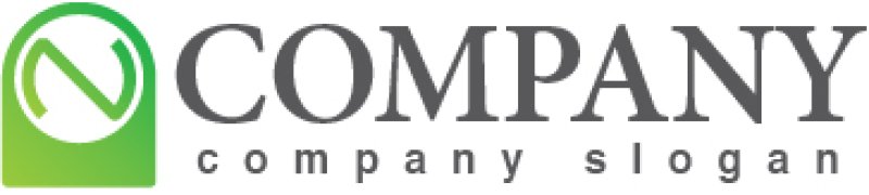 画像5: N・筒・回転・グラデーション・アルファベット・ロゴ・マークデザイン2934 (5)