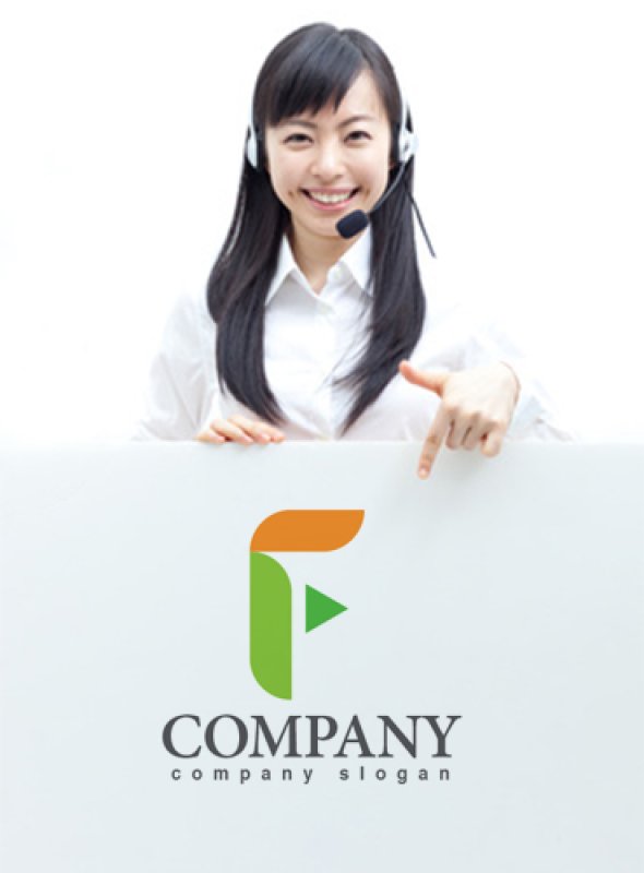 画像3: F・三角・くちばし・アルファベット・ロゴ・マークデザイン2943 (3)